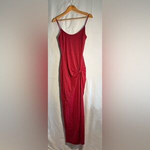 Fashion Nova Rich Red Maxi Dress